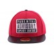 Snapback JBB Couture Parental Rougeenfant de 10 ans à 16 ans Casquette Enfant JBB COUTURE