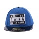 Snapback JBB Couture Must Swag Bleu enfant de 10 ans à 16 ans Casquette Enfant JBB COUTURE