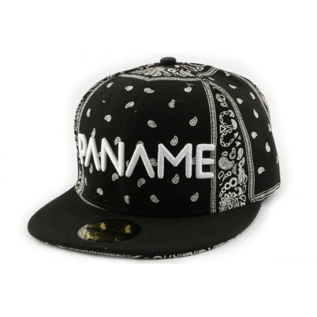 Snapback Hip Hop noire façon Bandana ANCIENNES COLLECTIONS divers