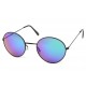 Lunettes Soleil John monture noire verres reflets Bleu LUNETTES SOLEIL Eye Wear