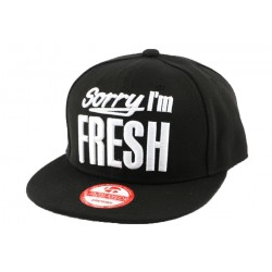 Snapback Landtaylor Sorry i'm Fresh noire ANCIENNES COLLECTIONS divers