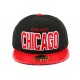 Snapback Landtaylor Chicago Noire et Rouge ANCIENNES COLLECTIONS divers