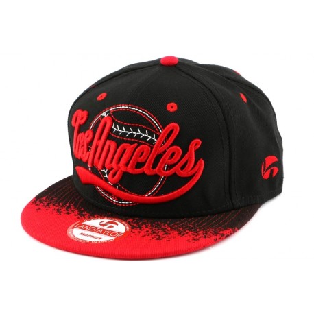 Snapback Landtaylor Los Angeles Noire et Rouge ANCIENNES COLLECTIONS divers