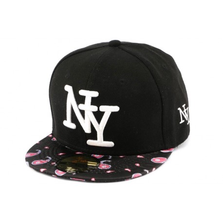 Casquette Snapback NY Noire enfant jusqu'à 7 ans ANCIENNES COLLECTIONS divers