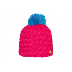 Bonnet Ice Rose Fuchsia Pompon Bleu ANCIENNES COLLECTIONS divers