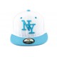 Casquette Snapback NY blanche et bleu enfant jusqu'a 7 Ans ANCIENNES COLLECTIONS divers