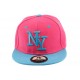 Casquette Snapback NY Rose et bleu enfant à partir de 7 ans ANCIENNES COLLECTIONS divers