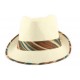 Chapeau Paille Hermy Beige Marron Chapeau Trilby Nyls Création