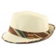 Chapeau Paille Hermy Beige Marron Chapeau Trilby Nyls Création