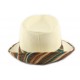 Chapeau Paille Hermy Beige Marron Chapeau Trilby Nyls Création