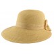 Chapeau Paille Zely en mottled Naturelle CHAPEAUX Nyls Création