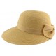 Chapeau Paille Zely en mottled Naturelle CHAPEAUX Nyls Création