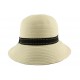 Chapeau cérémonie Coco en mottled beige CHAPEAUX Léon montane