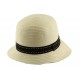 Chapeau cérémonie Coco en mottled beige CHAPEAUX Léon montane