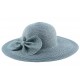 Chapeau cérémonie Lubly en motteld Bicolor Bleu clair et foncé ANCIENNES COLLECTIONS divers