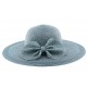 Chapeau cérémonie Lubly en motteld Bicolor Bleu clair et foncé ANCIENNES COLLECTIONS divers