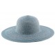 Chapeau cérémonie Lubly en motteld Bicolor Bleu clair et foncé ANCIENNES COLLECTIONS divers