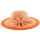 Chapeau Paille Lubly Orange ANCIENNES COLLECTIONS divers