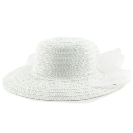 Chapeau cérémonie Lutine en mottled blanche ANCIENNES COLLECTIONS divers