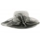 Chapeau cérémonie Lutine en mottled blanche et noire ANCIENNES COLLECTIONS divers