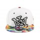 Snapback NY Blanc lettre noir ANCIENNES COLLECTIONS divers