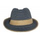 Chapeau Trilby Karsen Bleu taille unique ANCIENNES COLLECTIONS divers