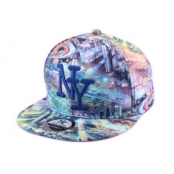 Snapback NY Bleu Fashion Tower ANCIENNES COLLECTIONS divers