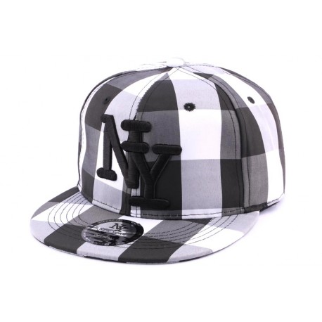 Snapback NY Carreaux noir et blanc ANCIENNES COLLECTIONS divers