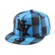 Snapback NY Carreaux Bleu et Noir ANCIENNES COLLECTIONS divers