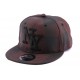 Snapback NY Carreaux Marron et Noir ANCIENNES COLLECTIONS divers