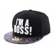 Snapback JBB Couture I'm a Boss Noire visière Serpent ANCIENNES COLLECTIONS divers