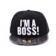 Snapback JBB Couture I'm a Boss Noire visière Serpent ANCIENNES COLLECTIONS divers