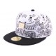 Snapback JBB couture Blanche imprimé Bandana ANCIENNES COLLECTIONS divers