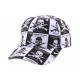 Casquette Biker en imprimé blanc et noir ANCIENNES COLLECTIONS divers