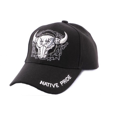 Casquette Baseball Native Pride Noire CASQUETTES divers