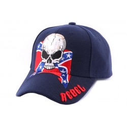 Casquette Biker Bleu Rebel et tête de Mort ANCIENNES COLLECTIONS divers