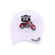 Casquette Biker Blanche Route 66 Moto ANCIENNES COLLECTIONS divers