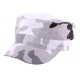 Casquette Army Camouflage Gris et Blanc CASQUETTES Nyls Création
