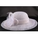 Chapeau Mariage Adjalin en sisal blanchi ANCIENNES COLLECTIONS divers