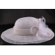 Chapeau Mariage Adjalin en sisal blanchi ANCIENNES COLLECTIONS divers