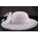 Chapeau Mariage Adjalin en sisal blanchi ANCIENNES COLLECTIONS divers