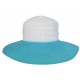 Capeline Sand Blanche et Turquoise ANCIENNES COLLECTIONS divers