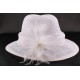 Chapeau mariée Landine Blanc en sisal ANCIENNES COLLECTIONS divers